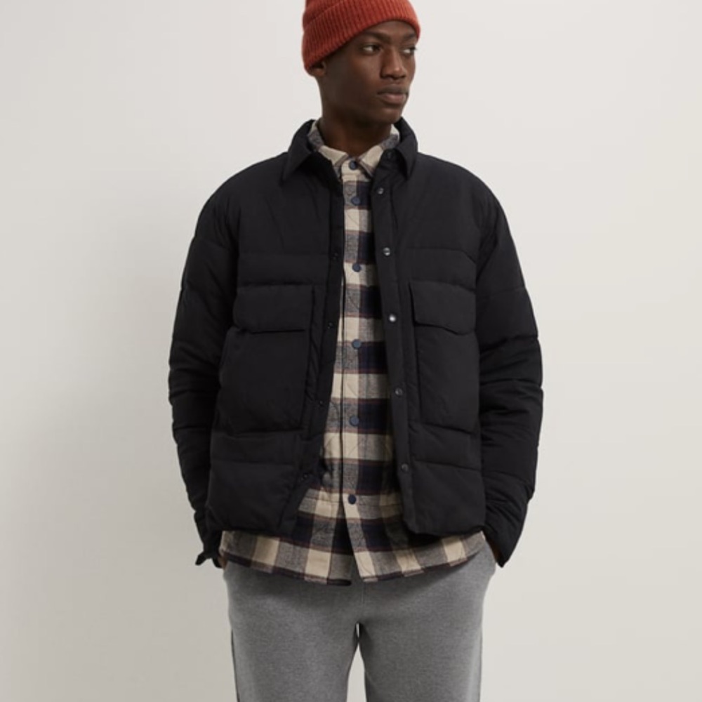 Zara Black Puffer Jacket